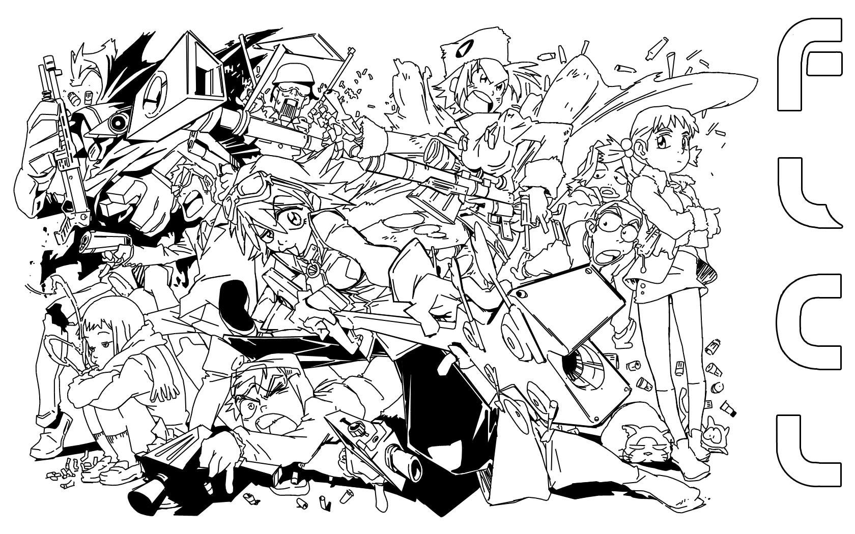 flcl wallpaper