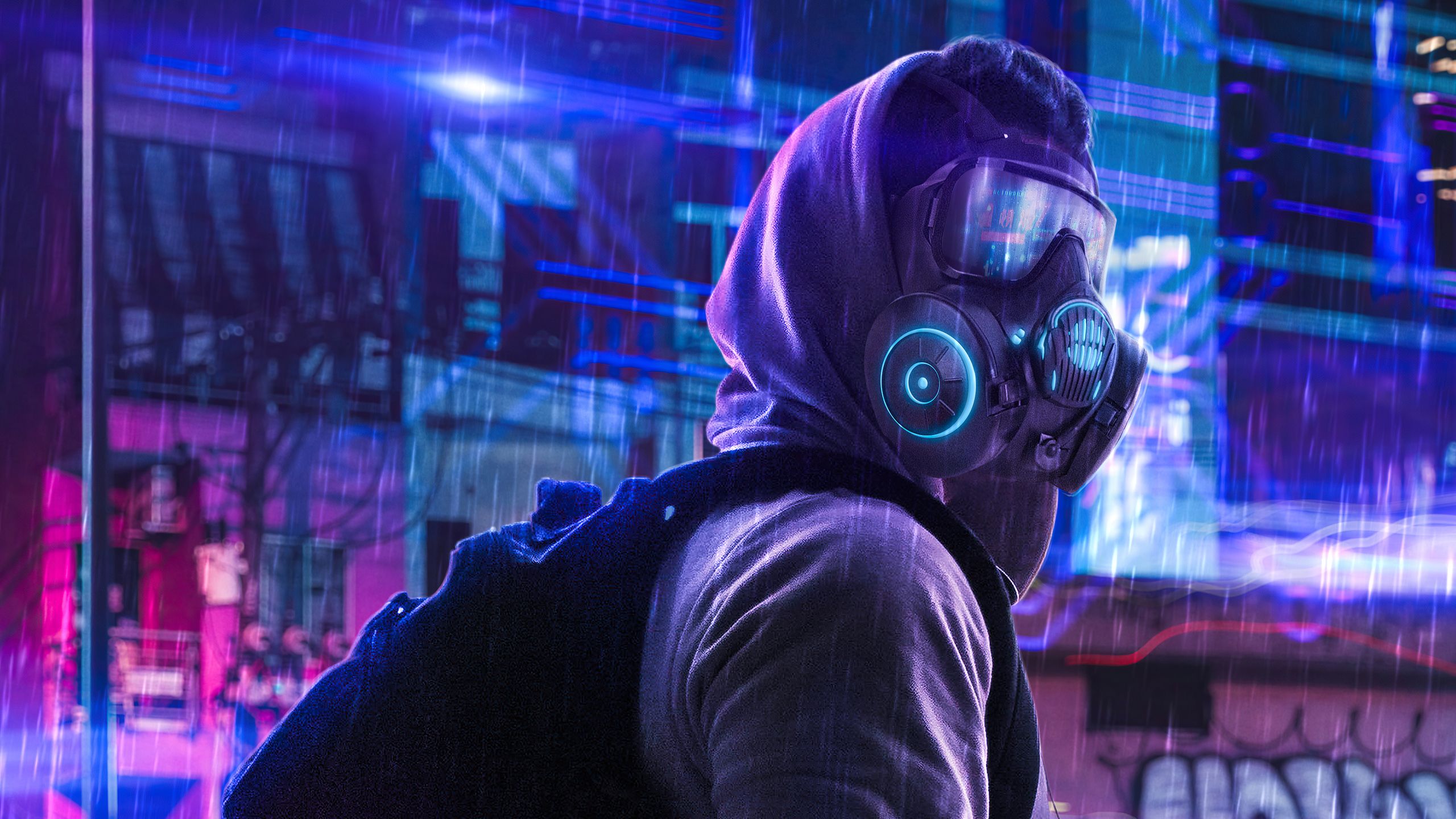 gas mask wallpaper