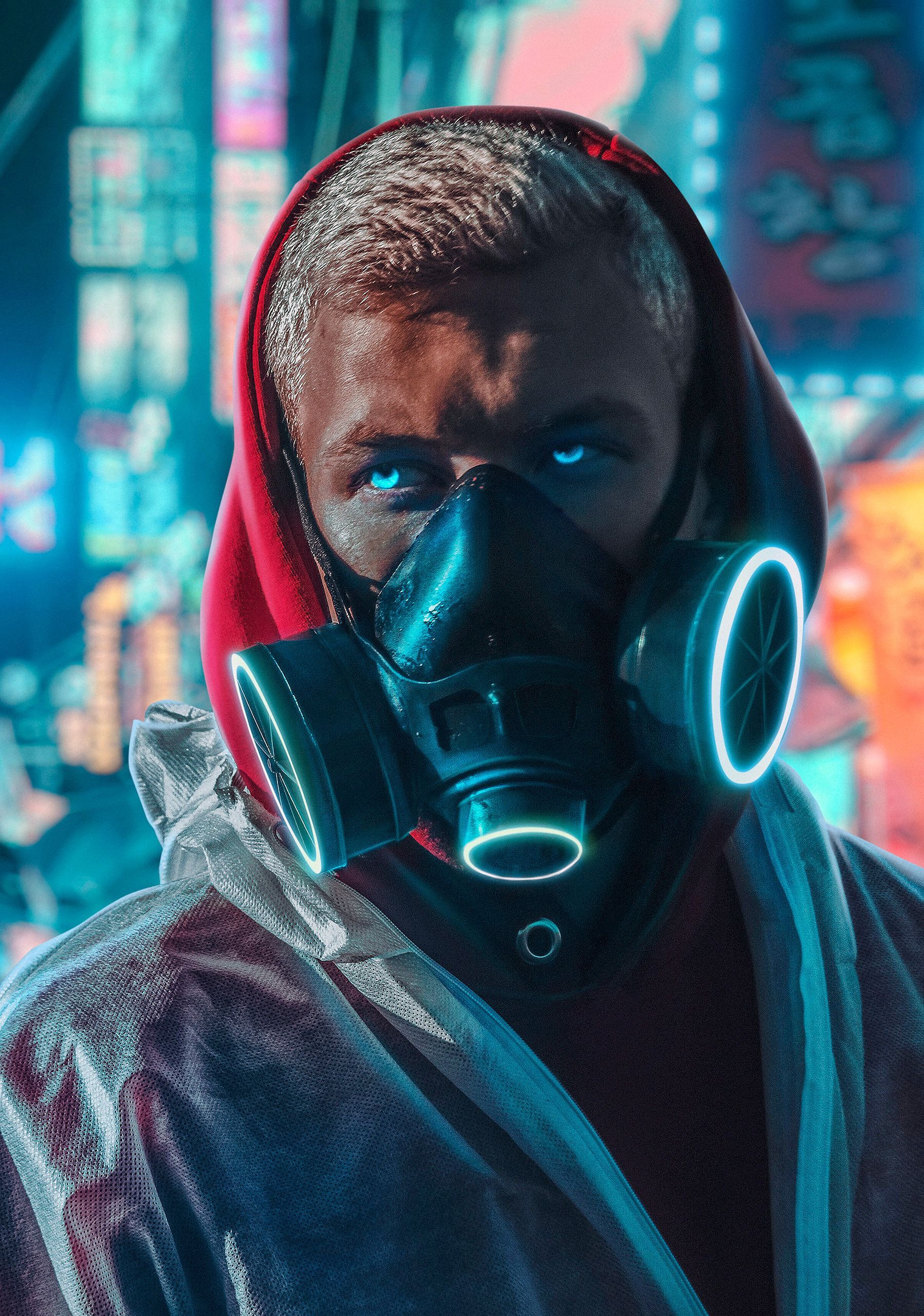 gas mask wallpaper