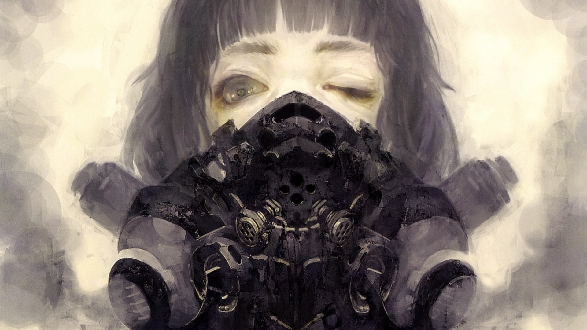 gas mask wallpaper