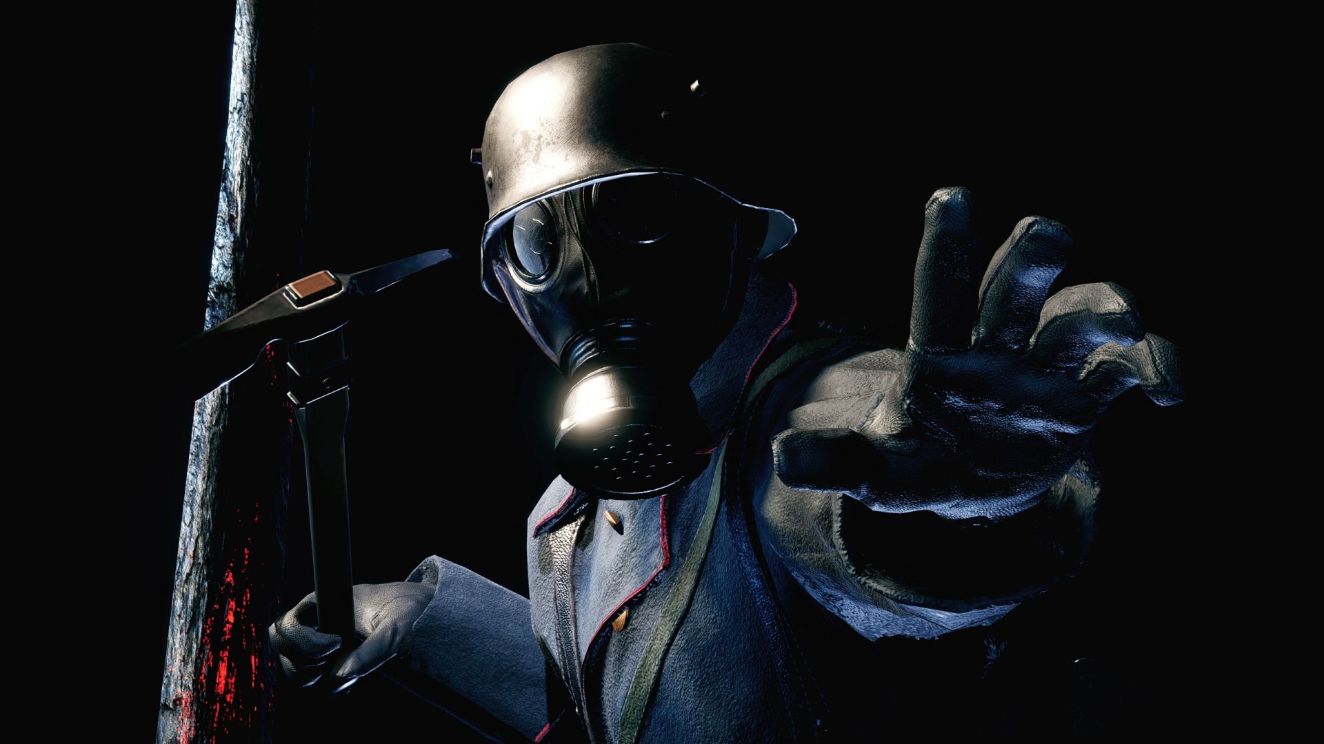 gas mask wallpaper