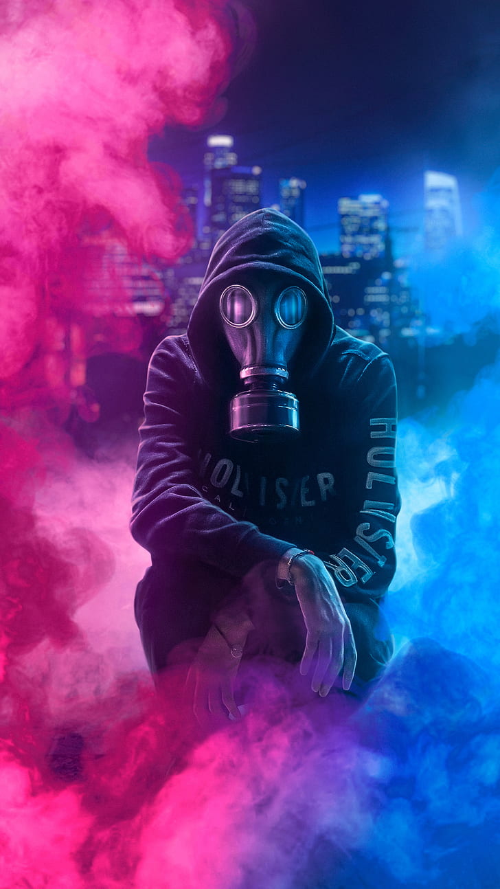 gas mask wallpaper