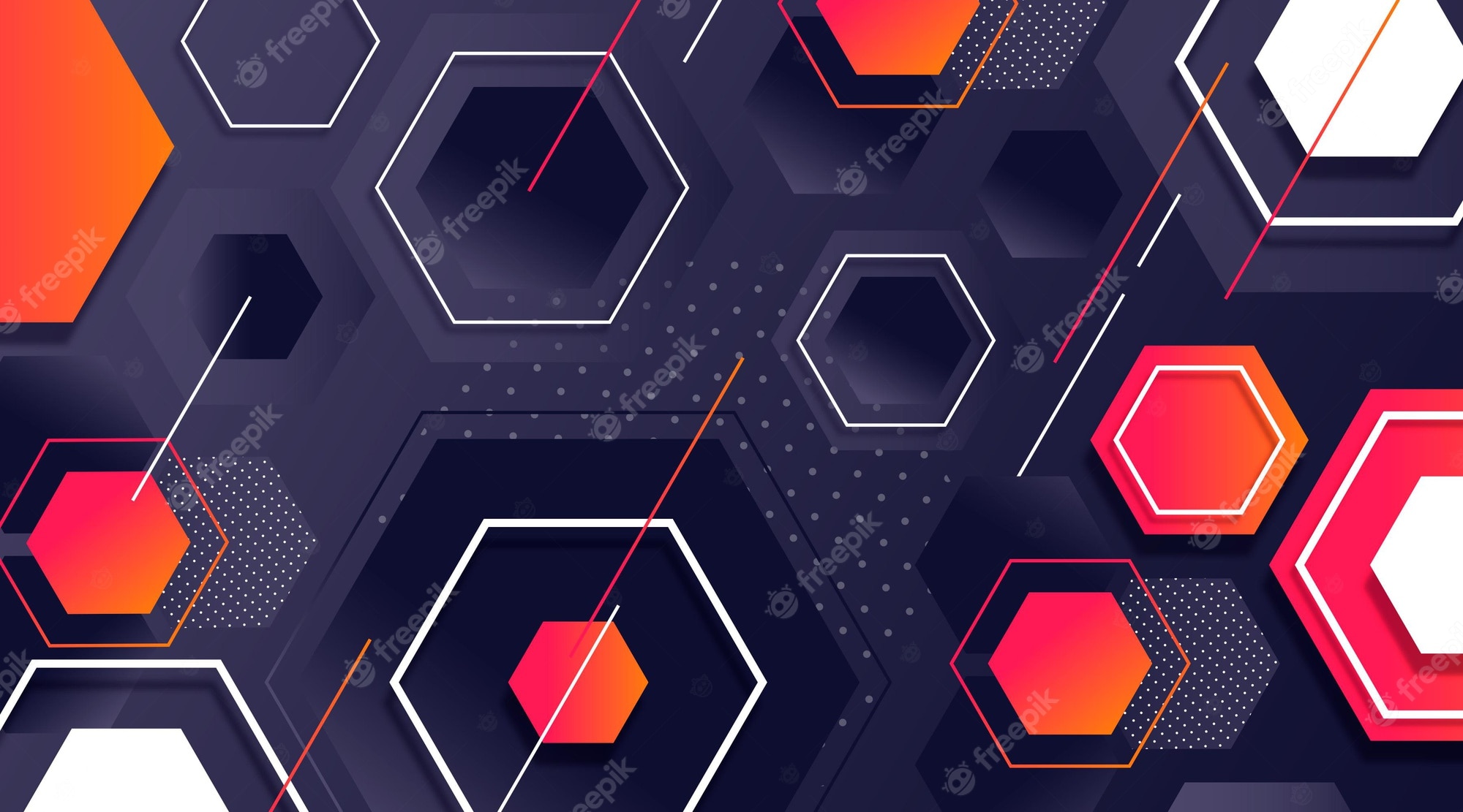 hexagon wallpaper
