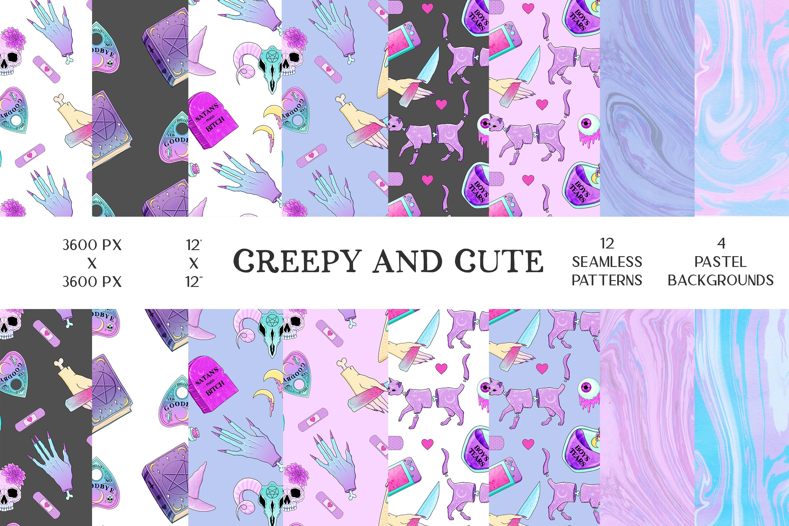 pastel goth wallpaper