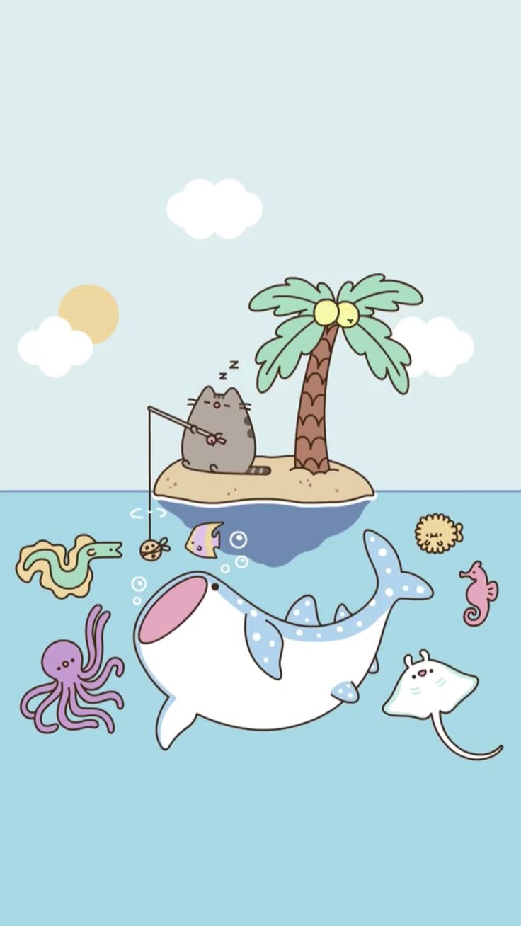pusheen wallpaper