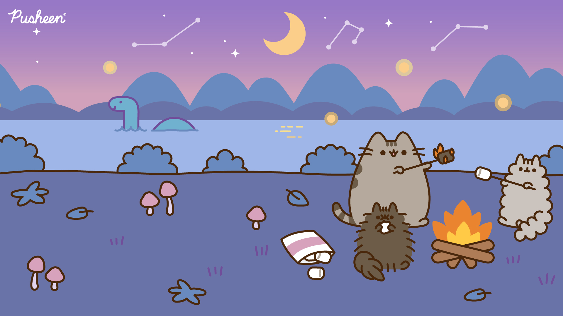 pusheen wallpaper