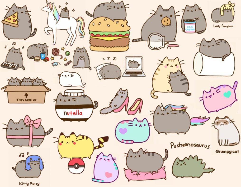 pusheen wallpaper