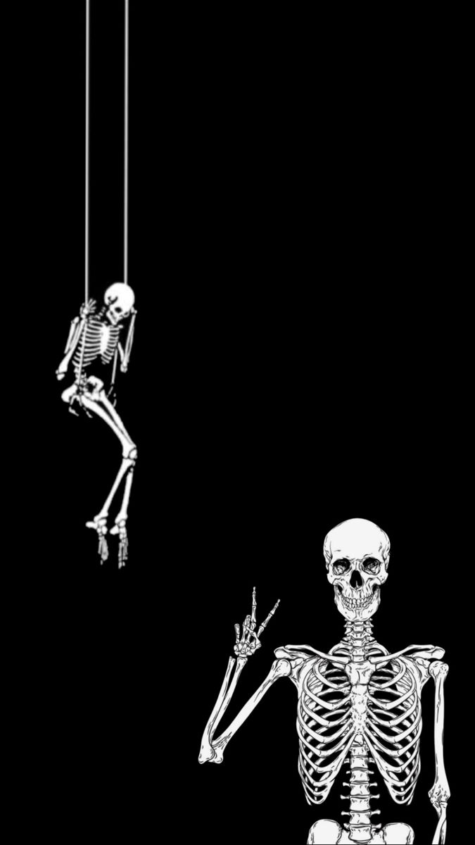 skeleton wallpaper