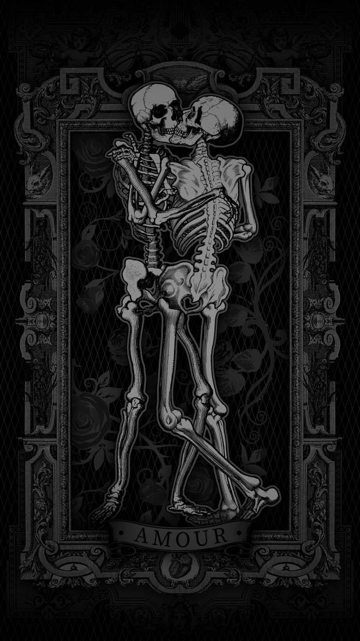 skeleton wallpaper