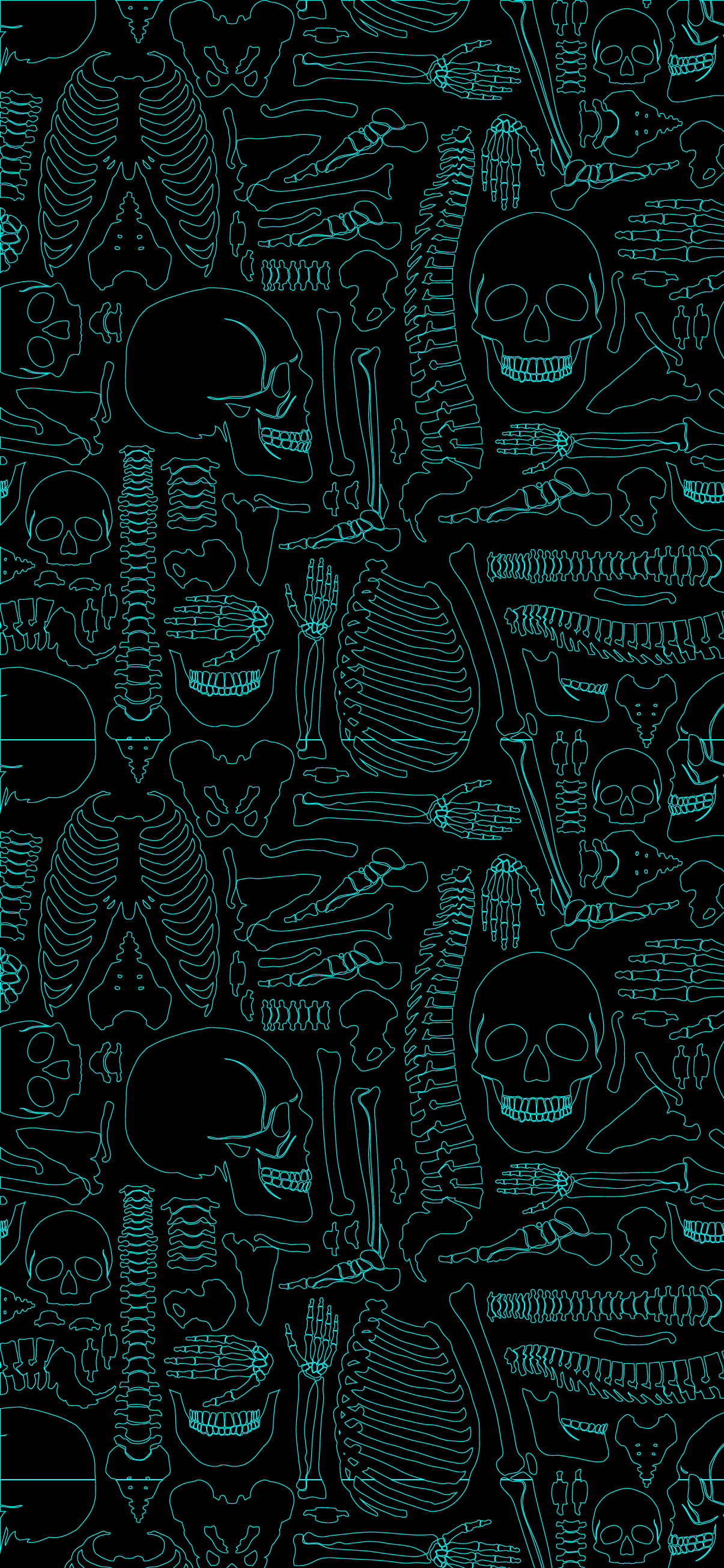 skeleton wallpaper