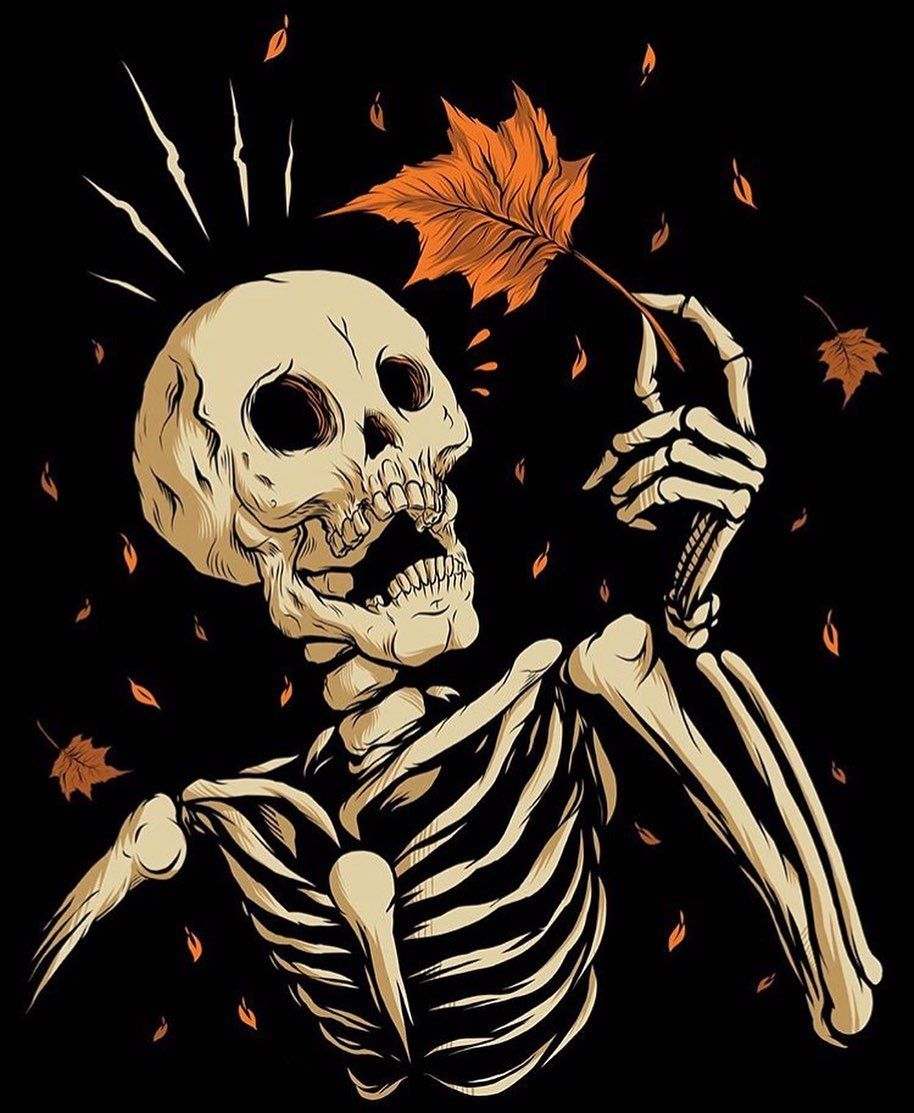 skeleton wallpaper