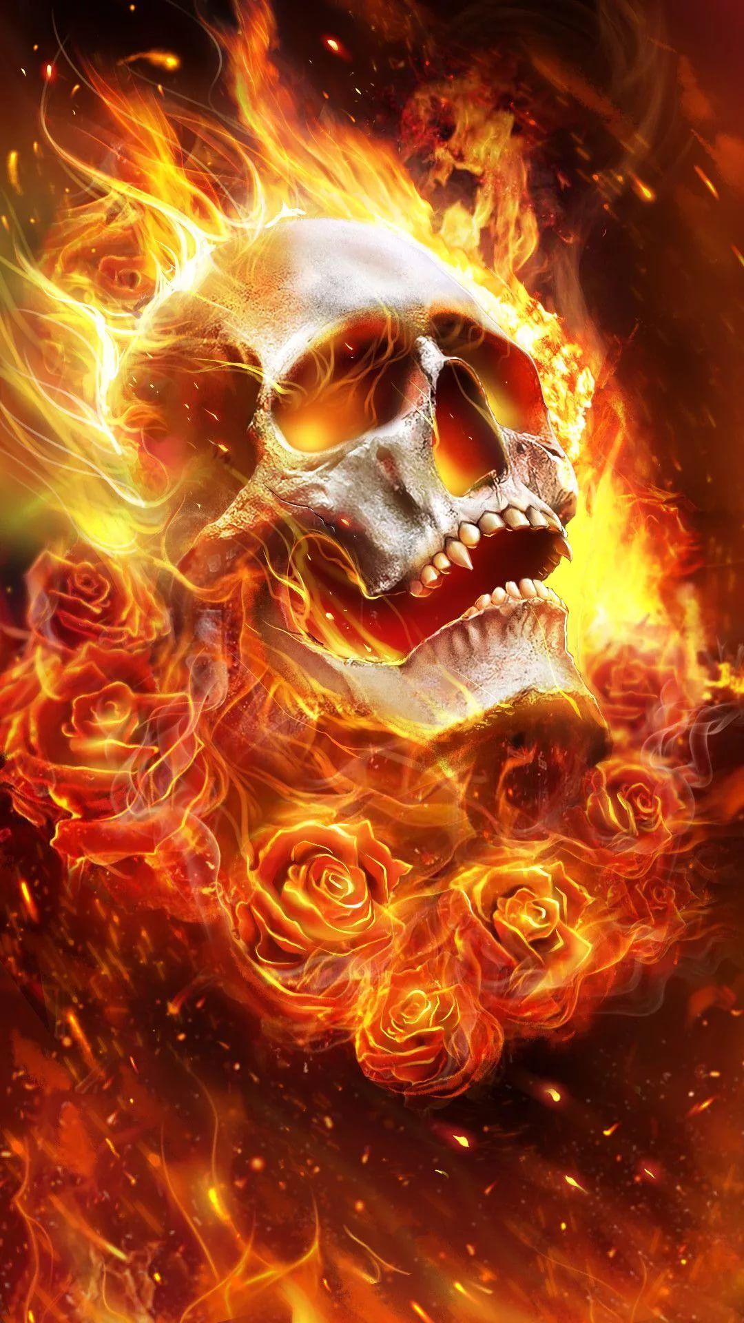 skeleton wallpaper