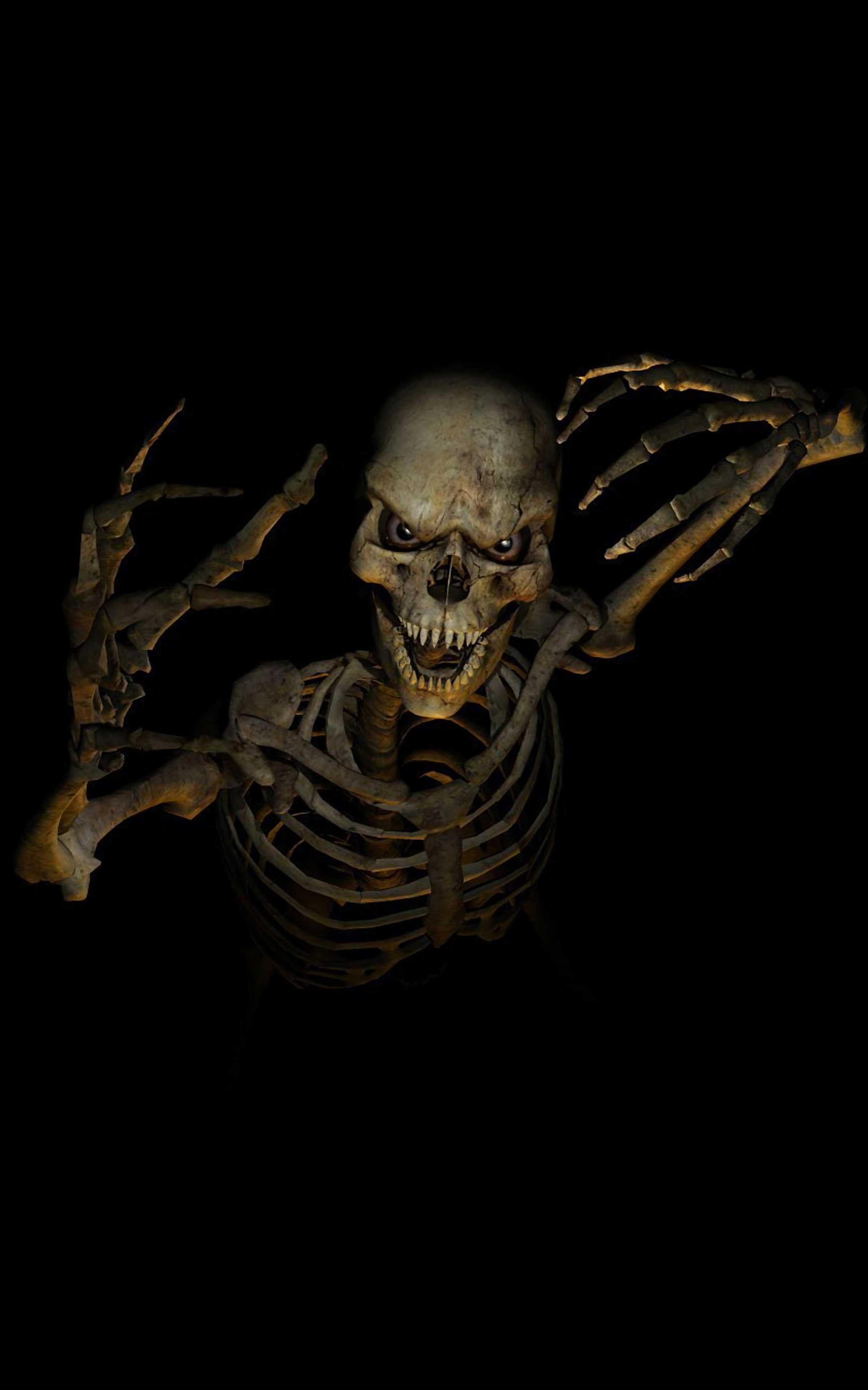 skeleton wallpaper
