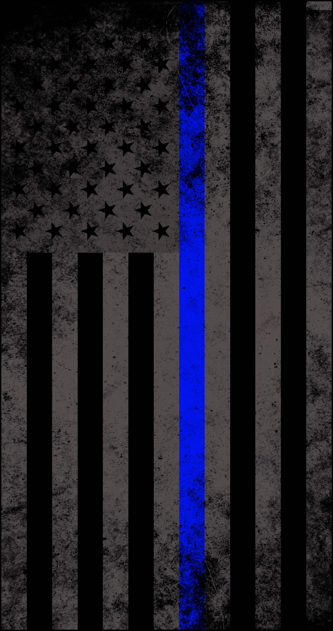 thin blue line wallpaper