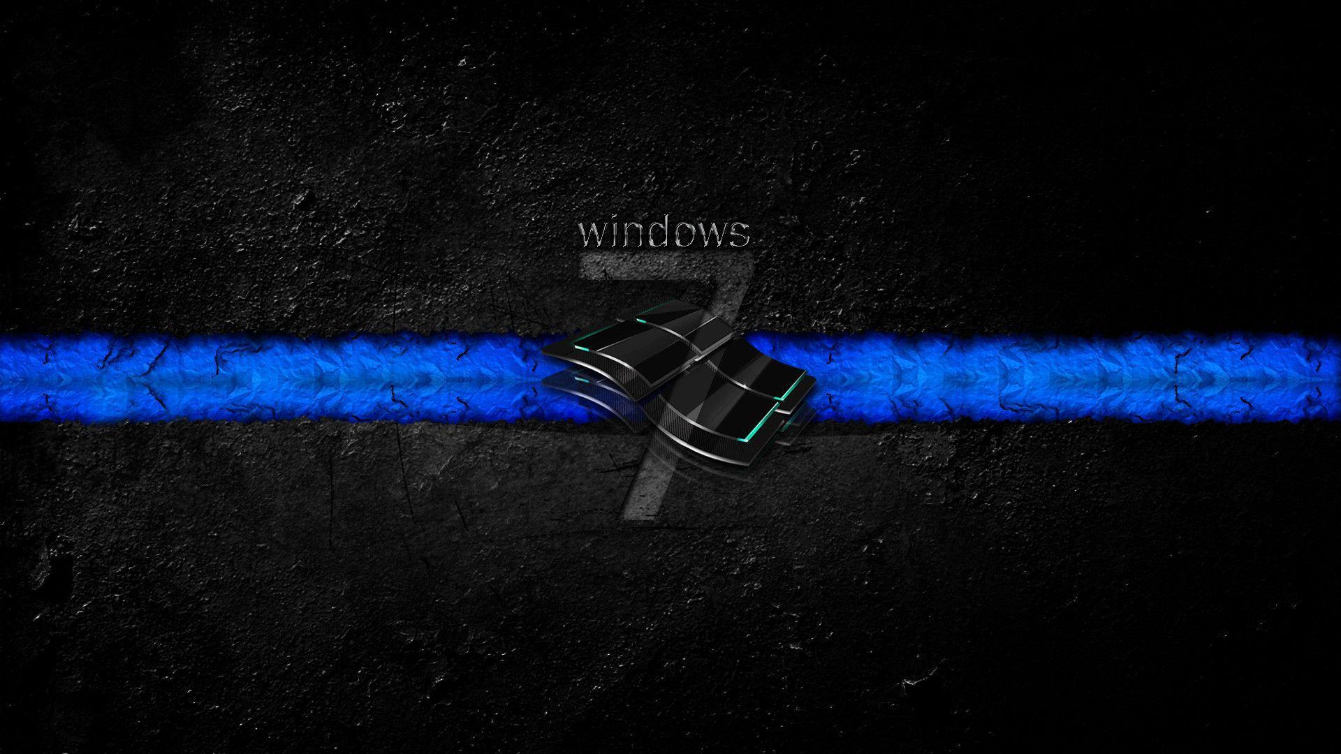 thin blue line wallpaper