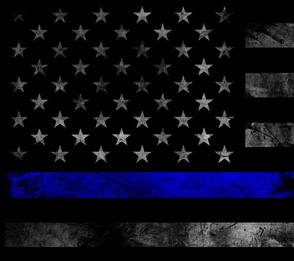 thin blue line wallpaper