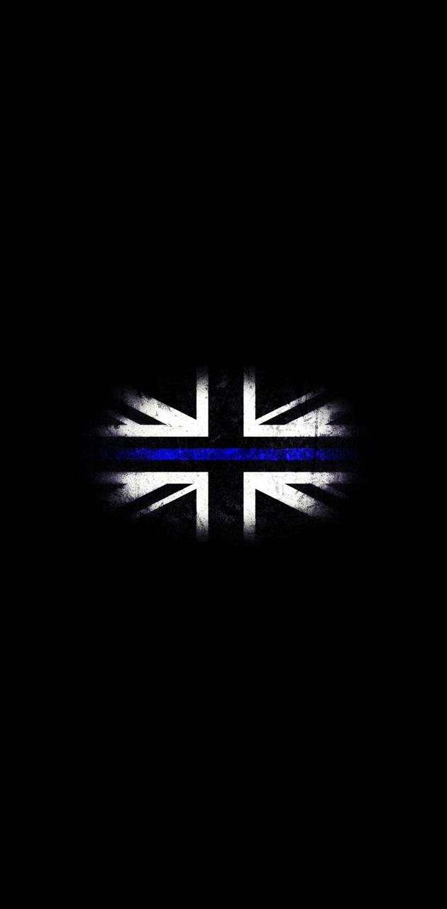 thin blue line wallpaper