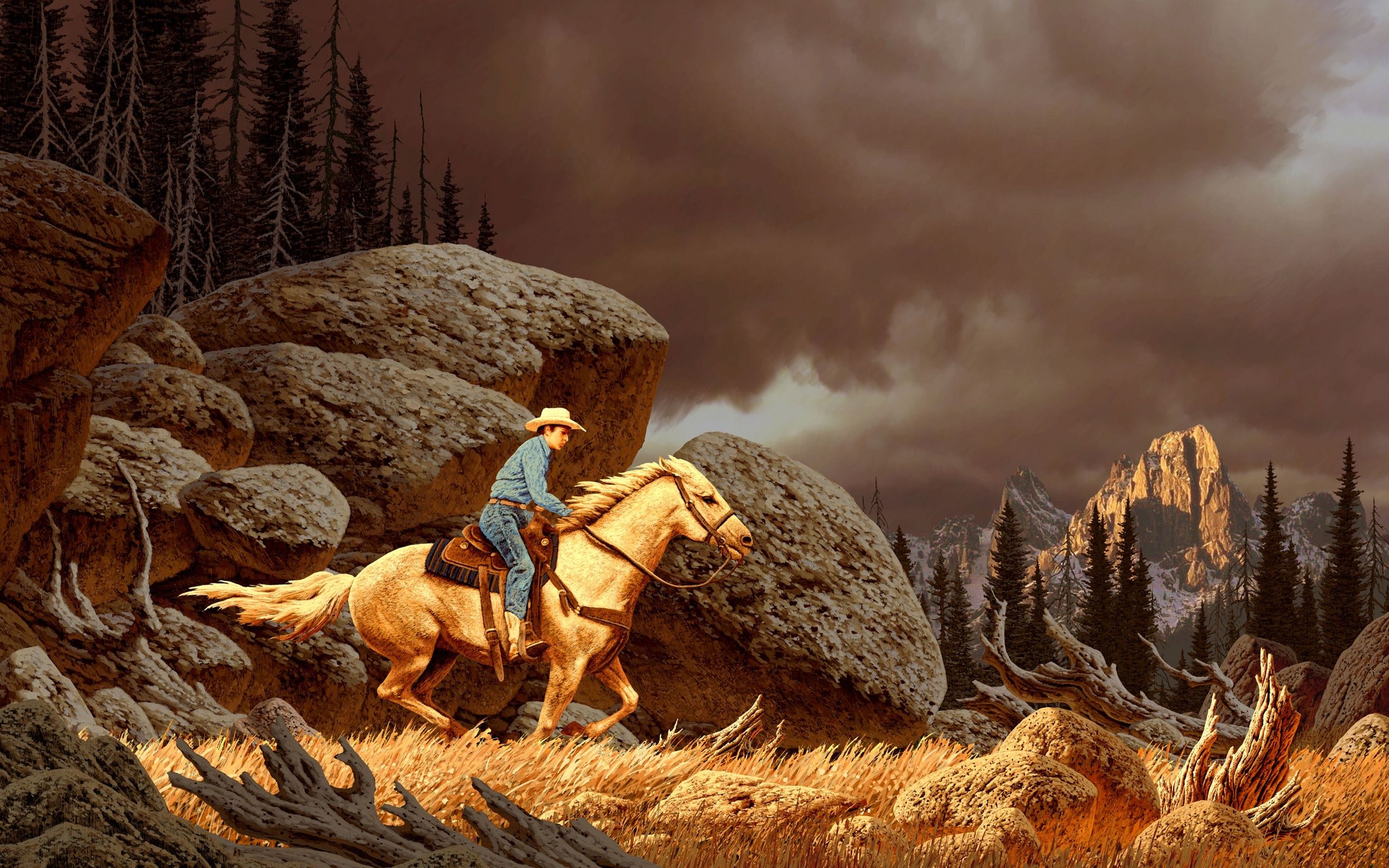 western wallpaper
