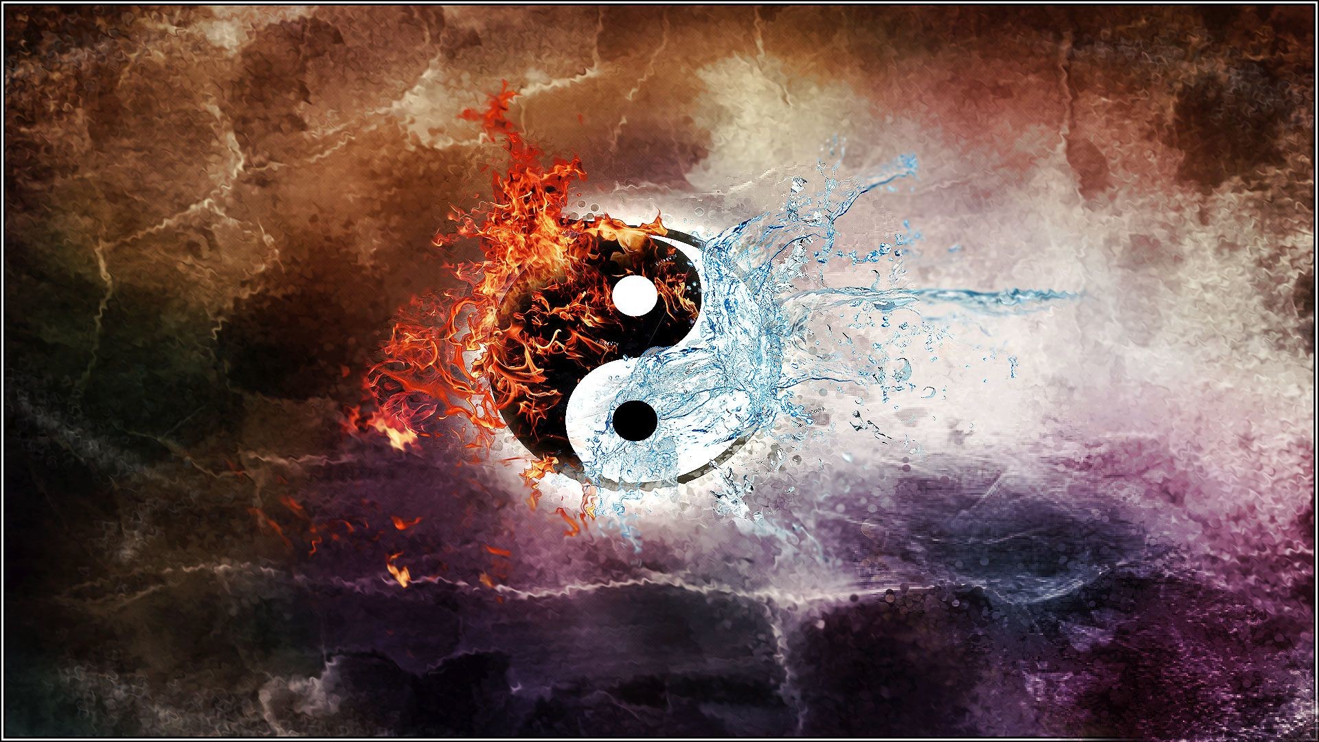 ying yang wallpaper