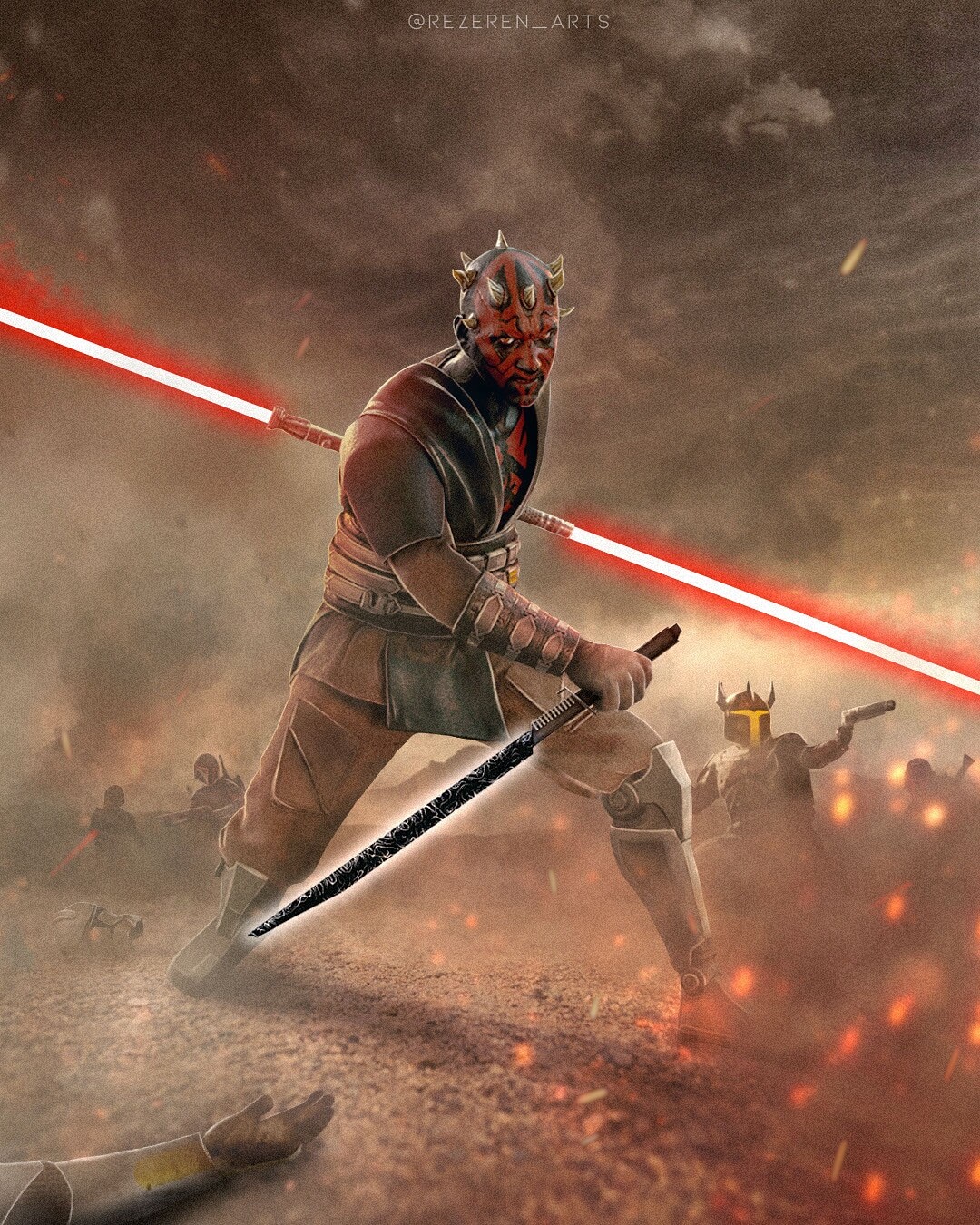darth maul wallpaper