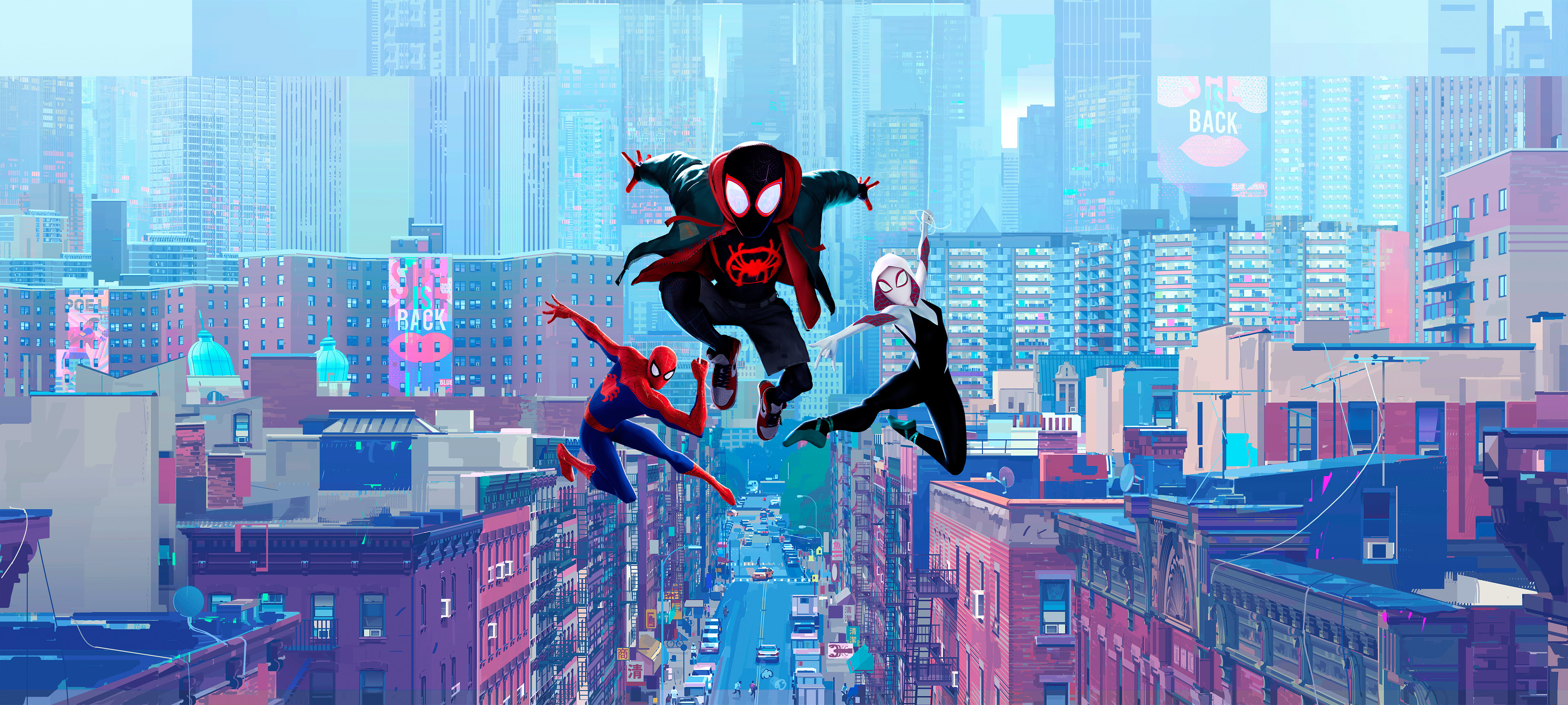 spider verse wallpaper