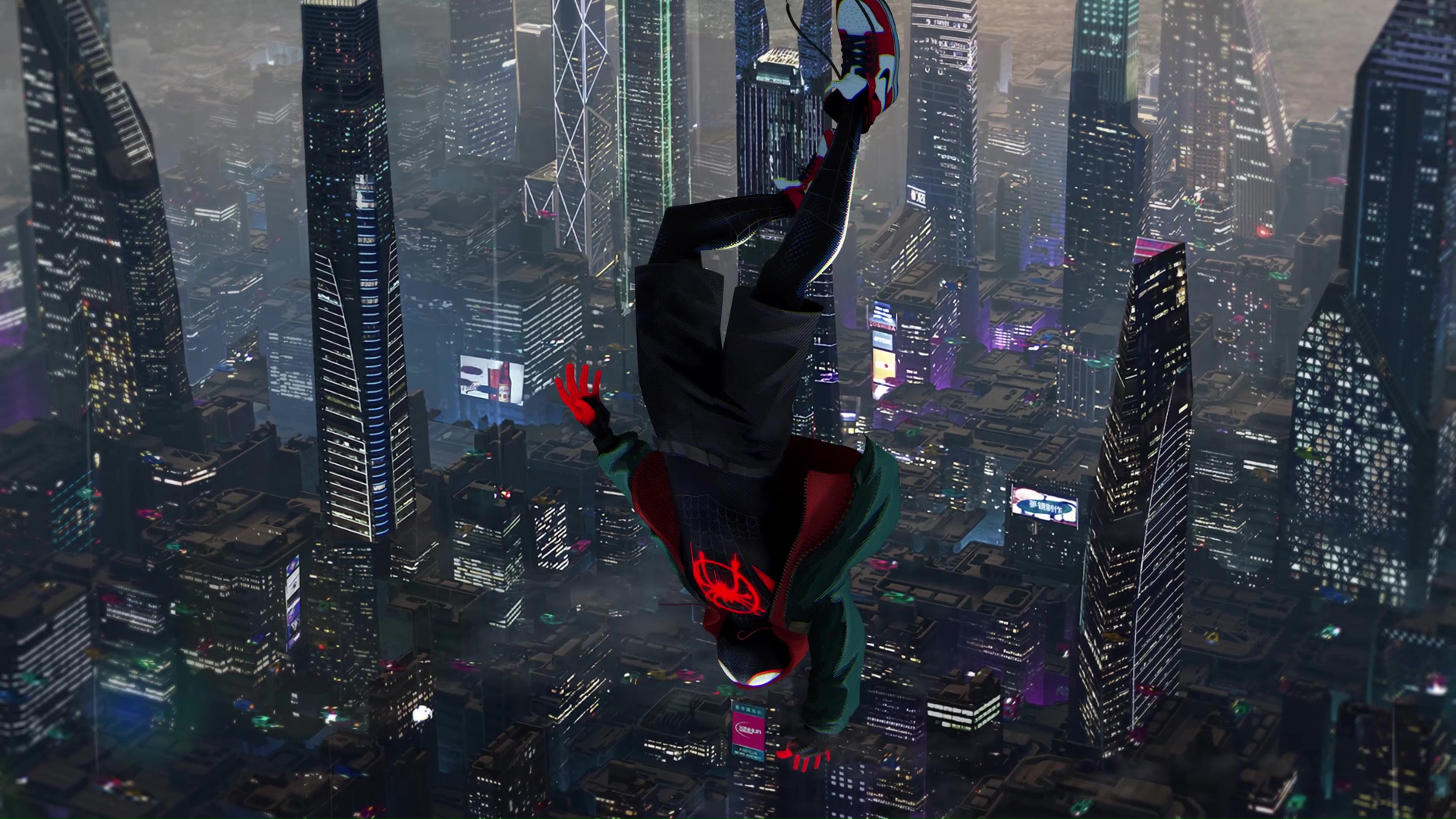 spider verse wallpaper