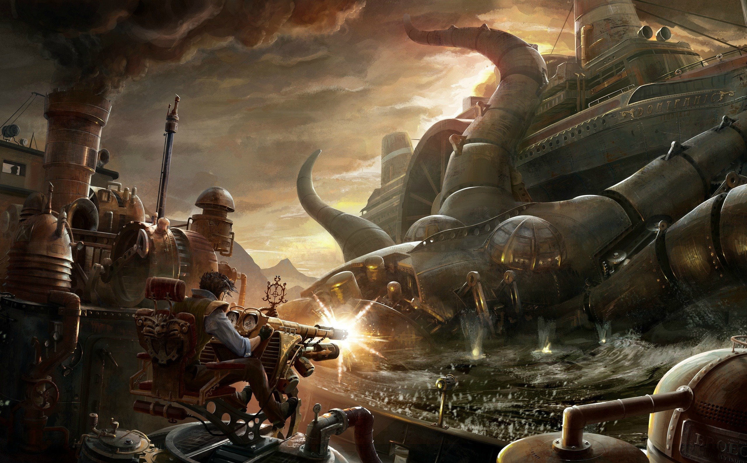 steampunk wallpaper