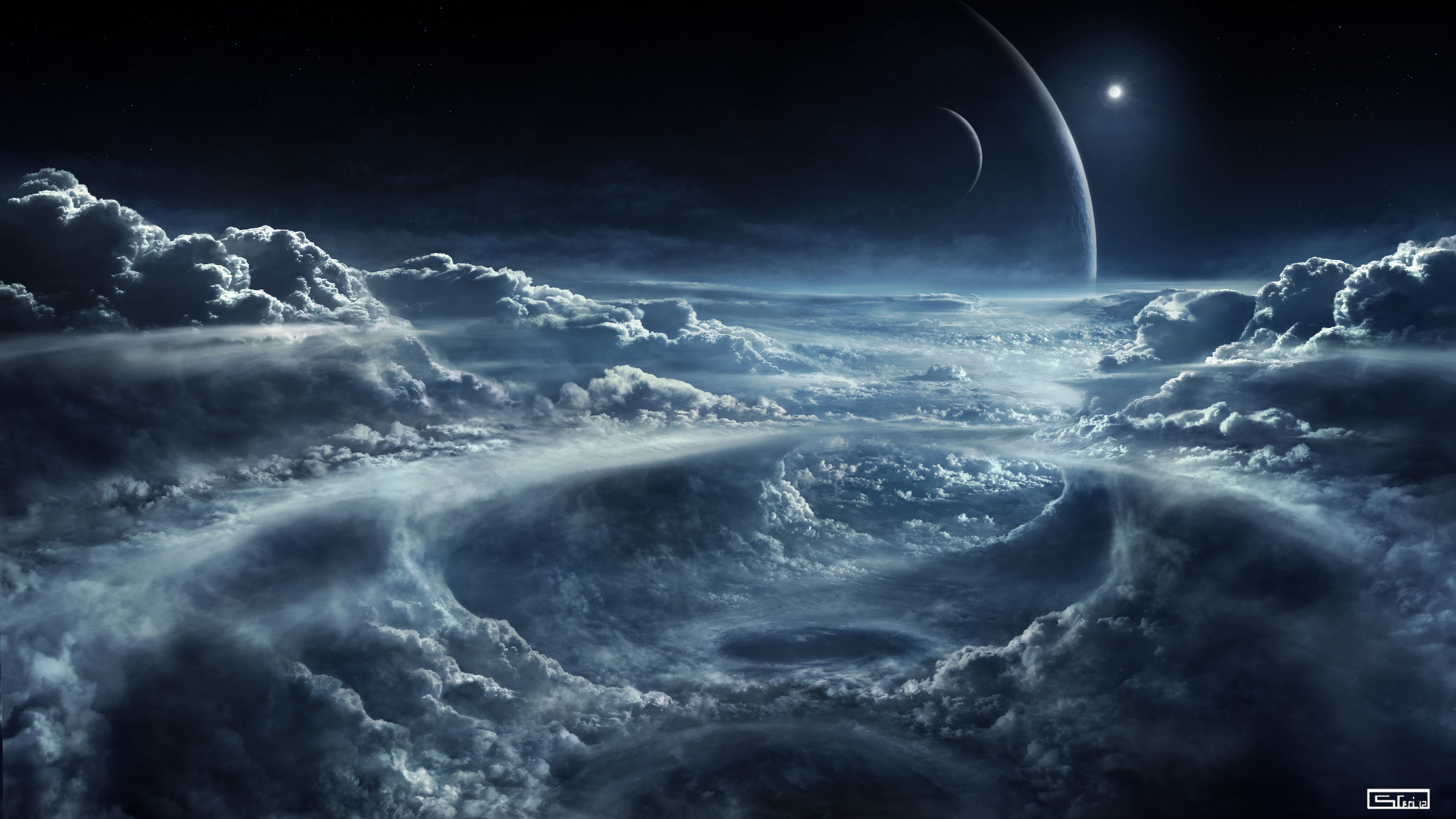 4k space wallpaper