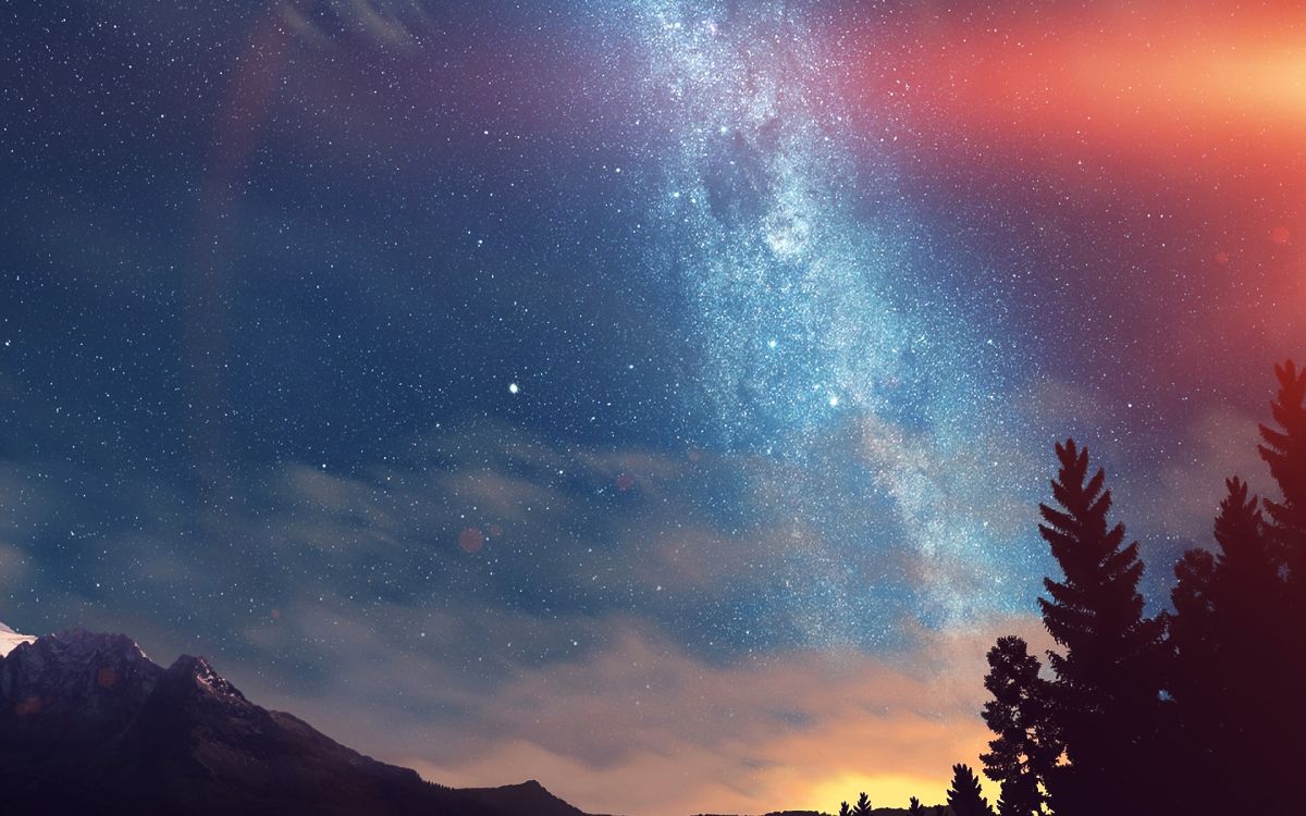 milky way wallpaper