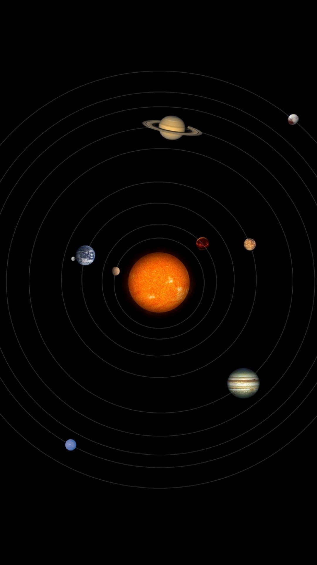 solar system wallpaper