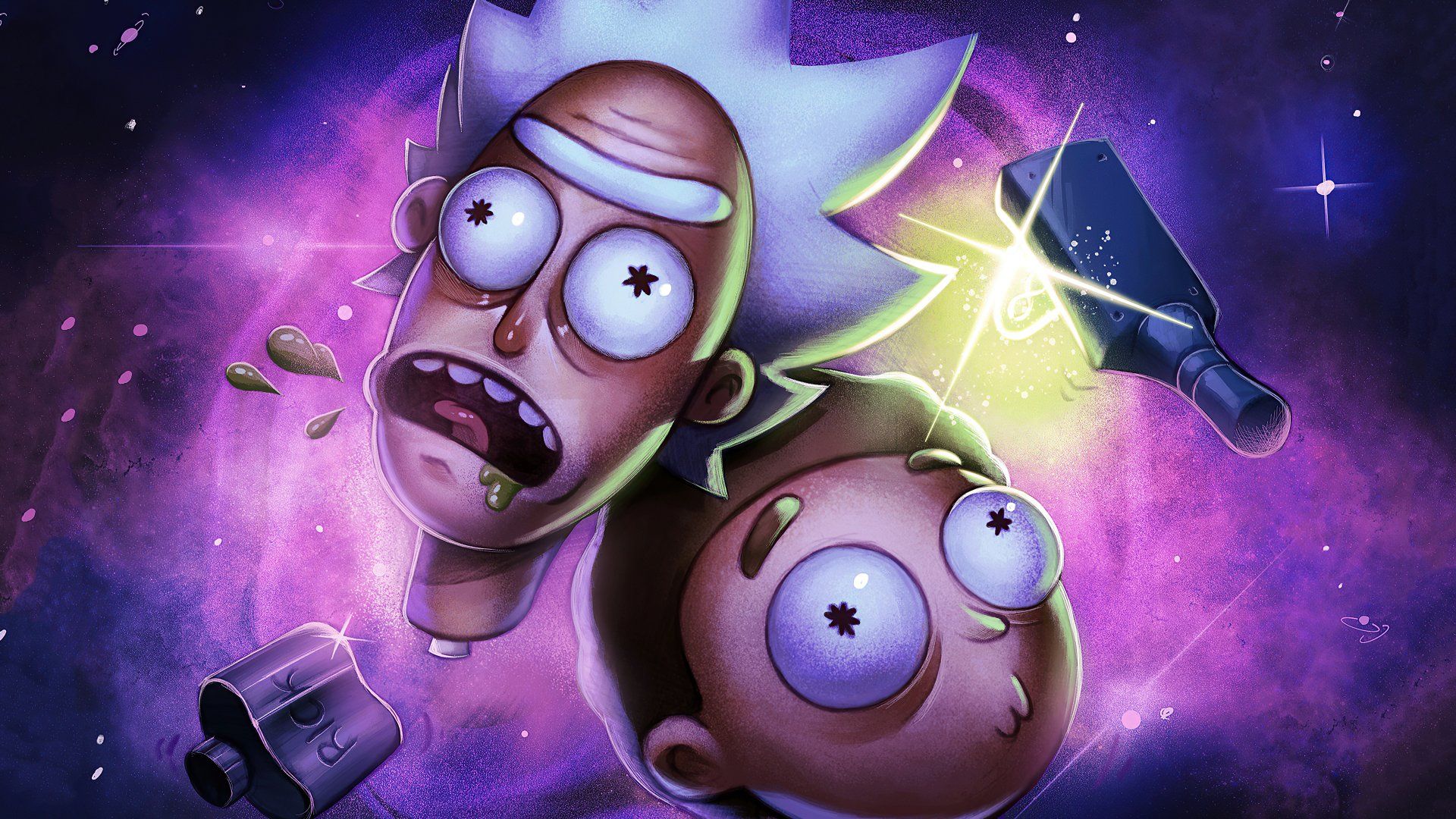rick and morty wallpaper