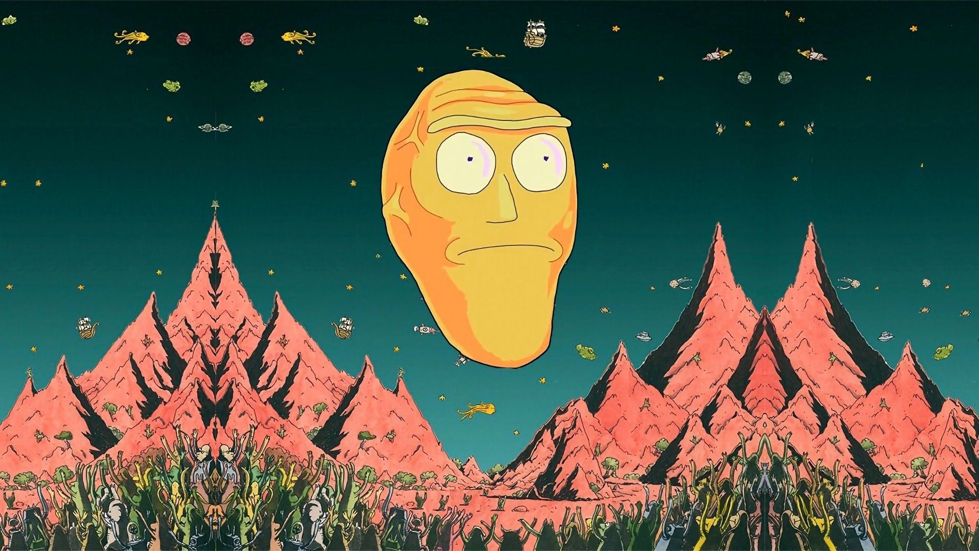 rick and morty wallpaper