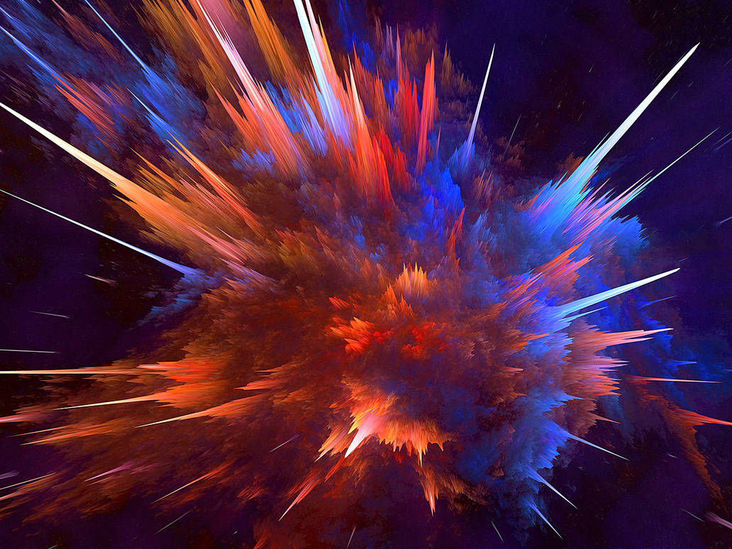 Particle Explosion Wallpaper