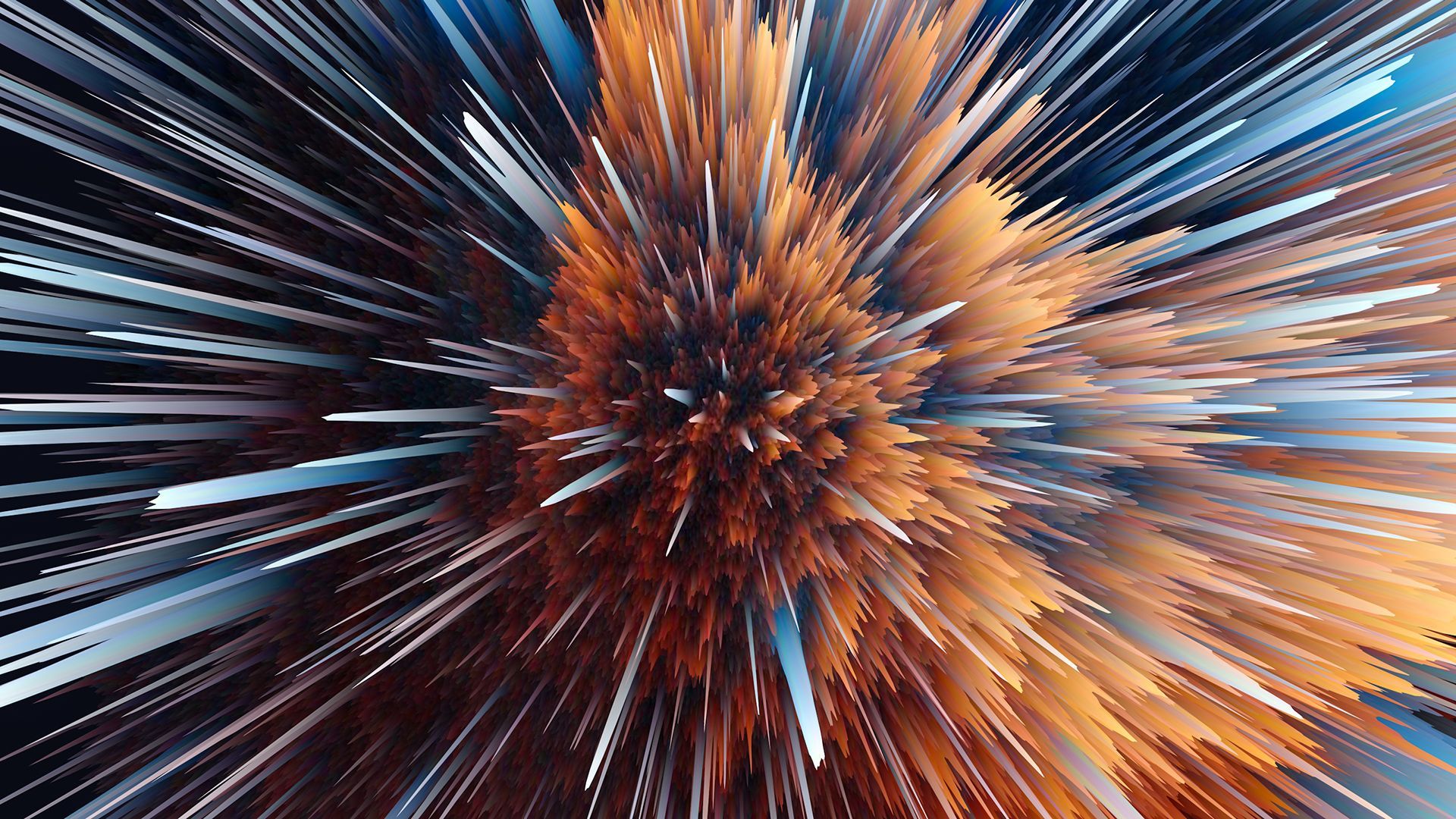 Particle Explosion Wallpaper