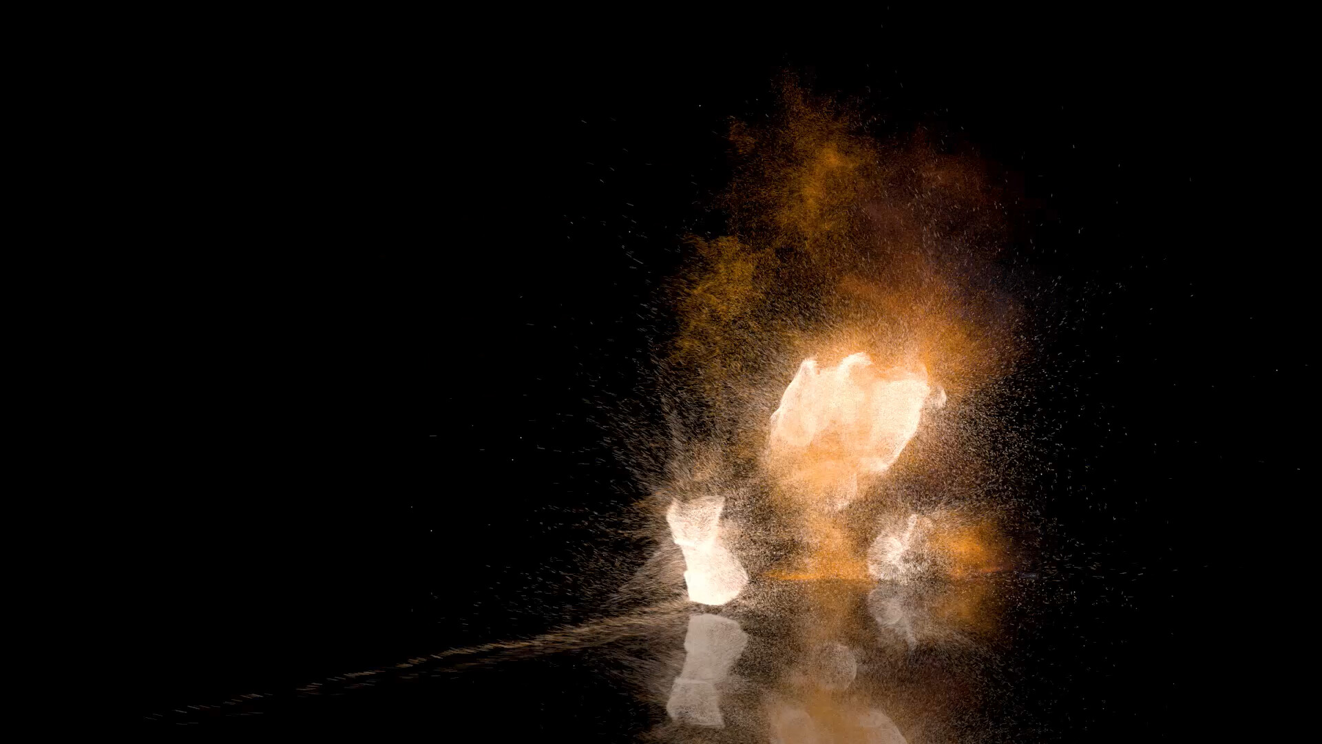 Particle Explosion Wallpaper