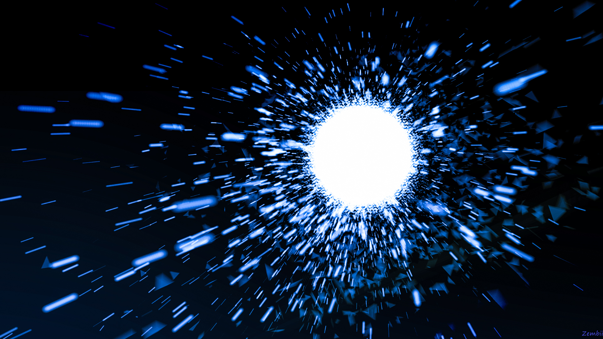 Particle Explosion Wallpaper