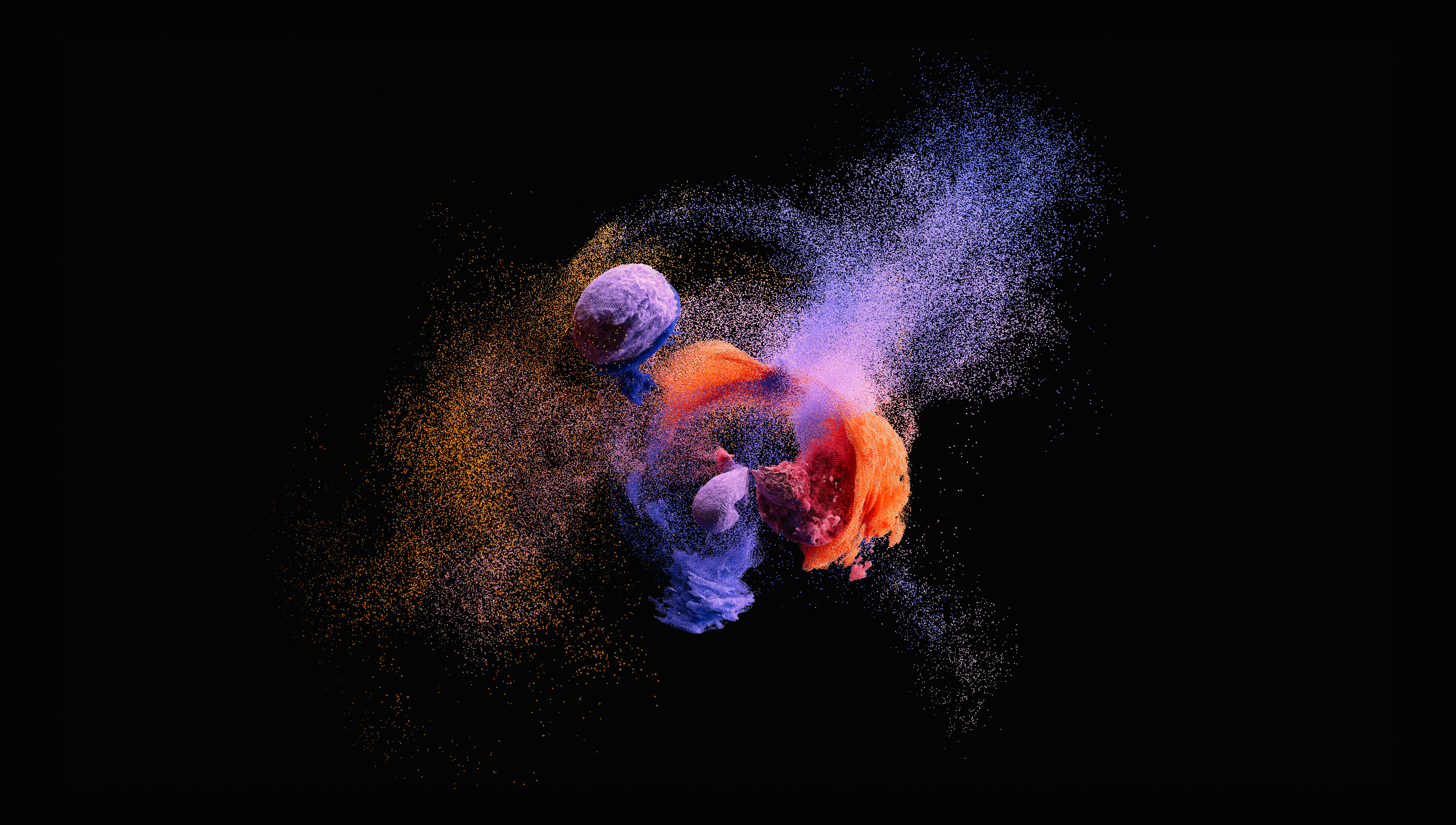 Particle Explosion Wallpaper