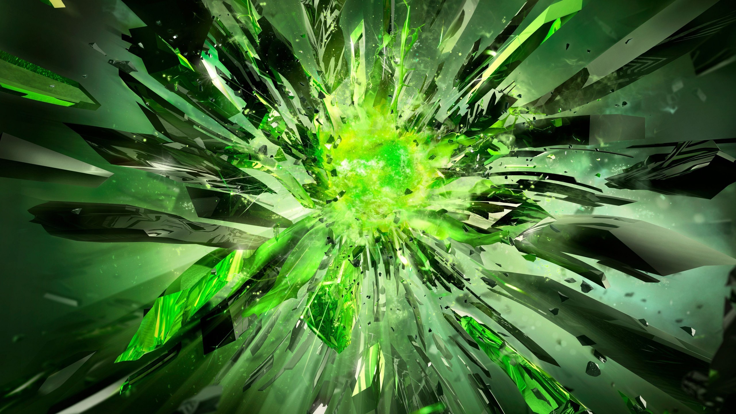 Particle Explosion Wallpaper