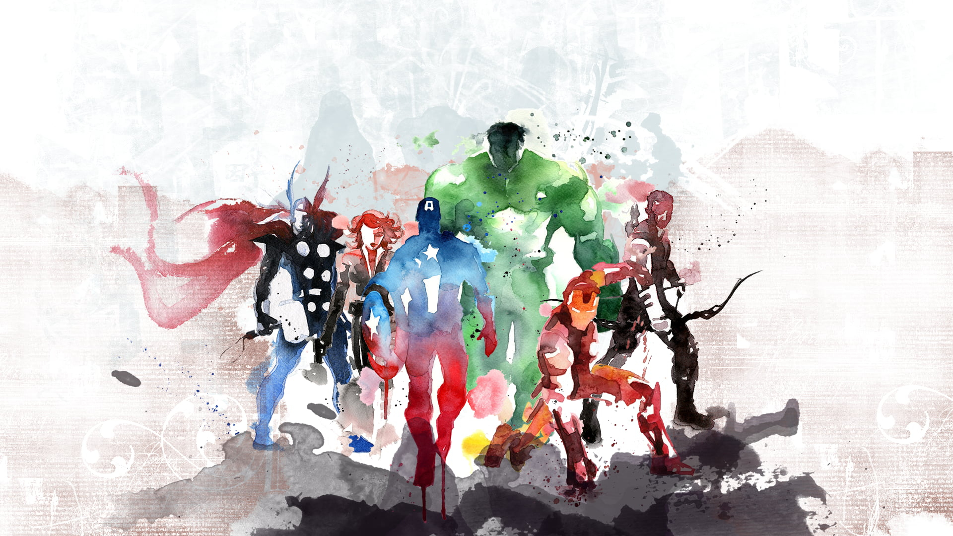 Marvel Abstract Wallpaper