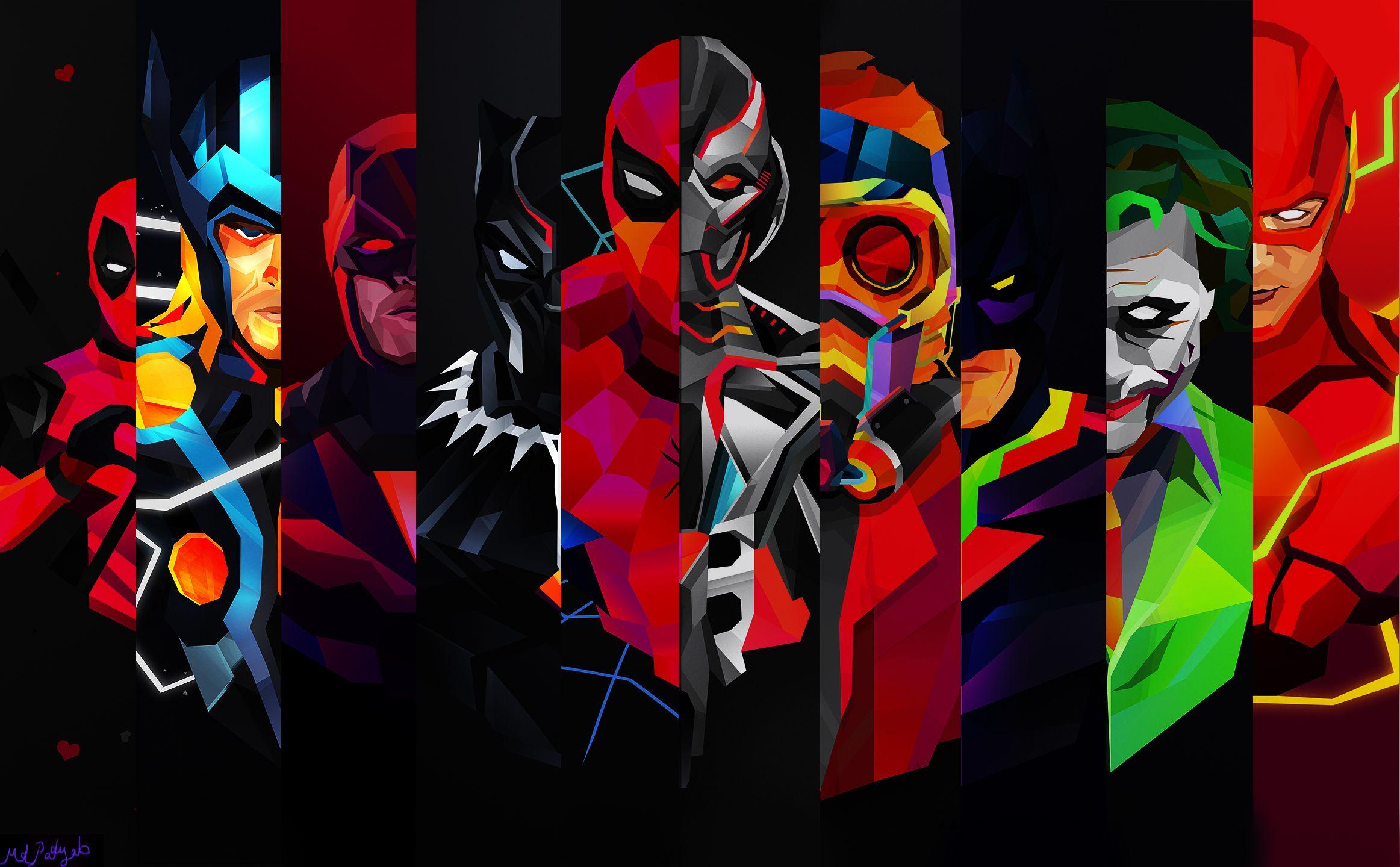Marvel Abstract Wallpaper