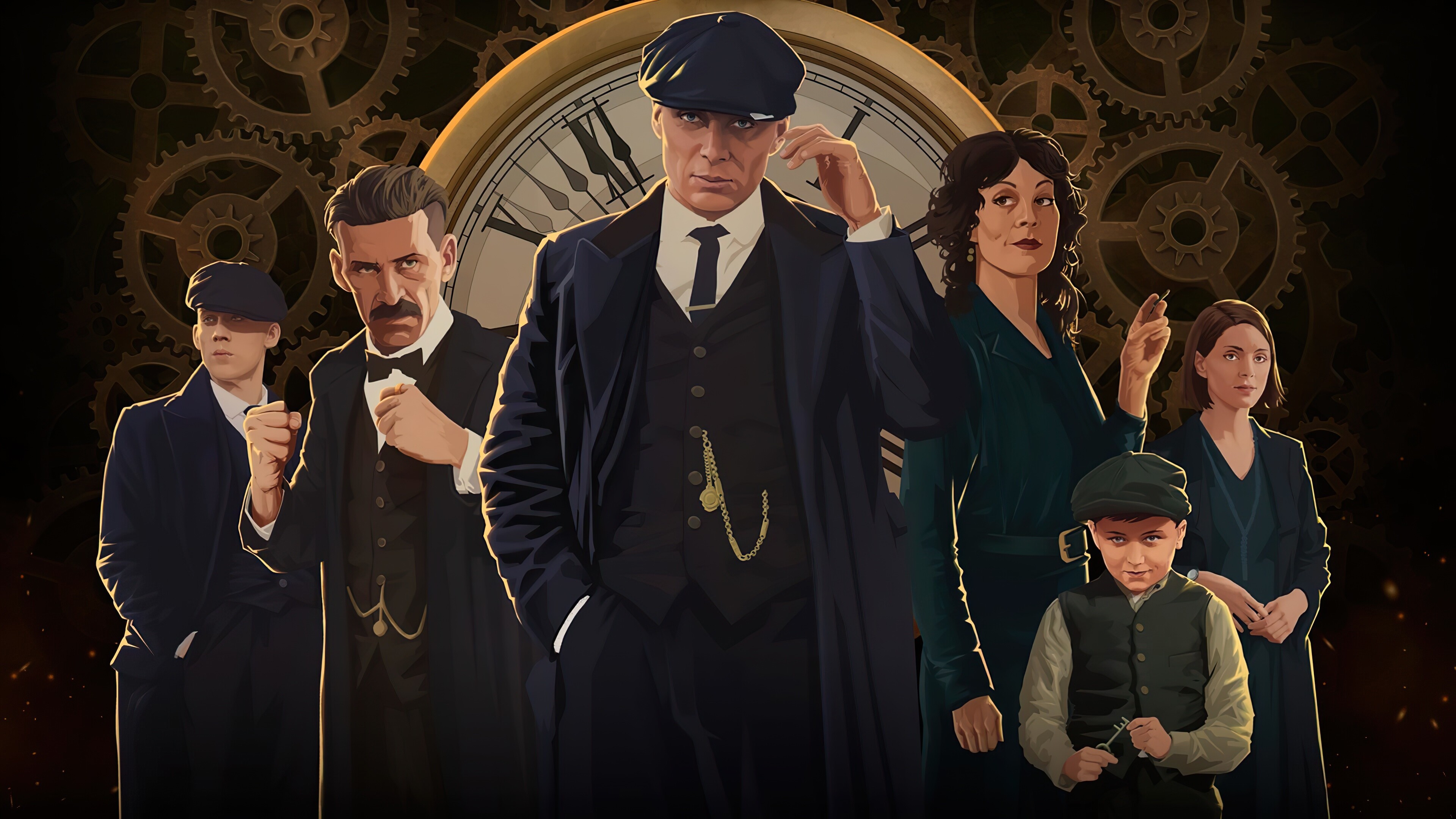 Tommy Shelby 4K Wallpaper