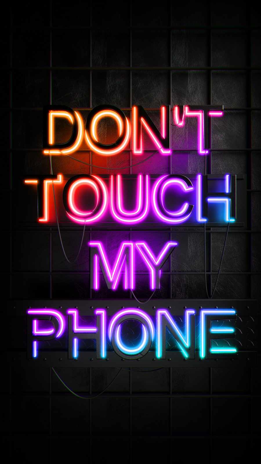 Don't Touch My Phone Wallpaper