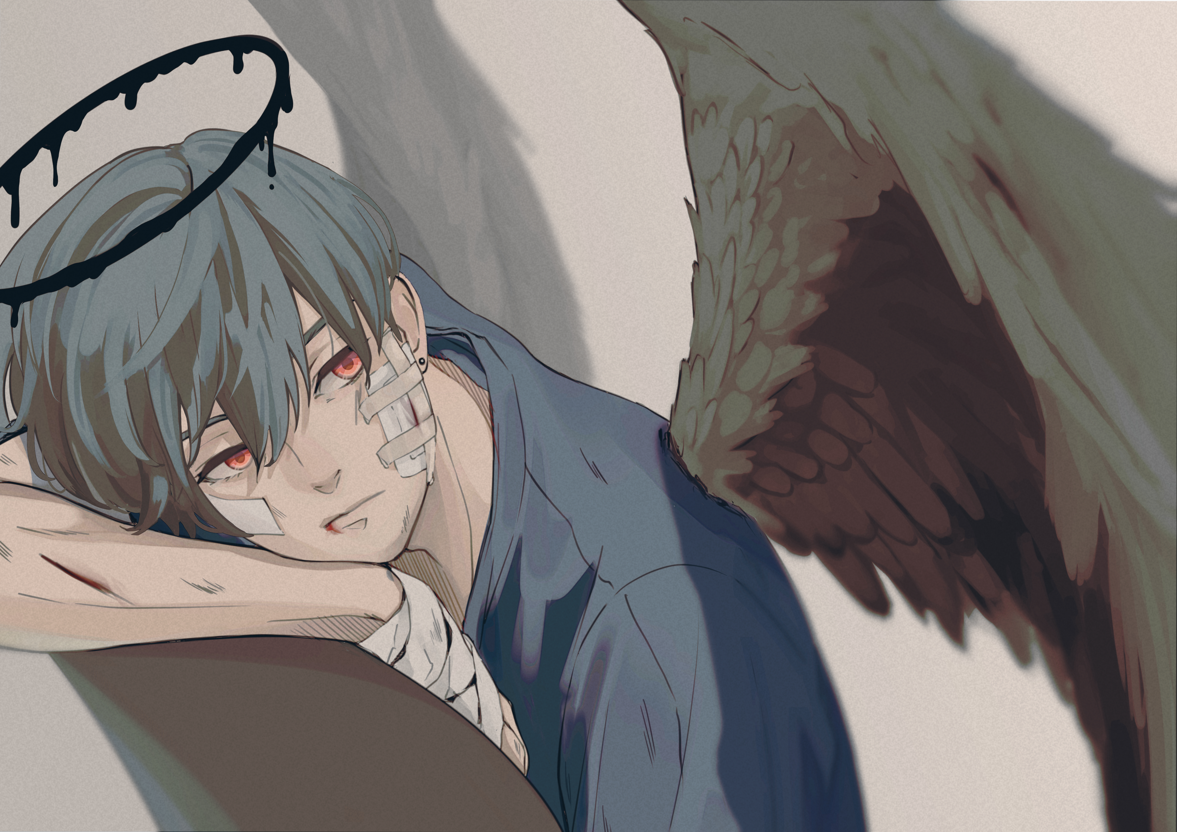 Sad Anime 4K Wallpaper