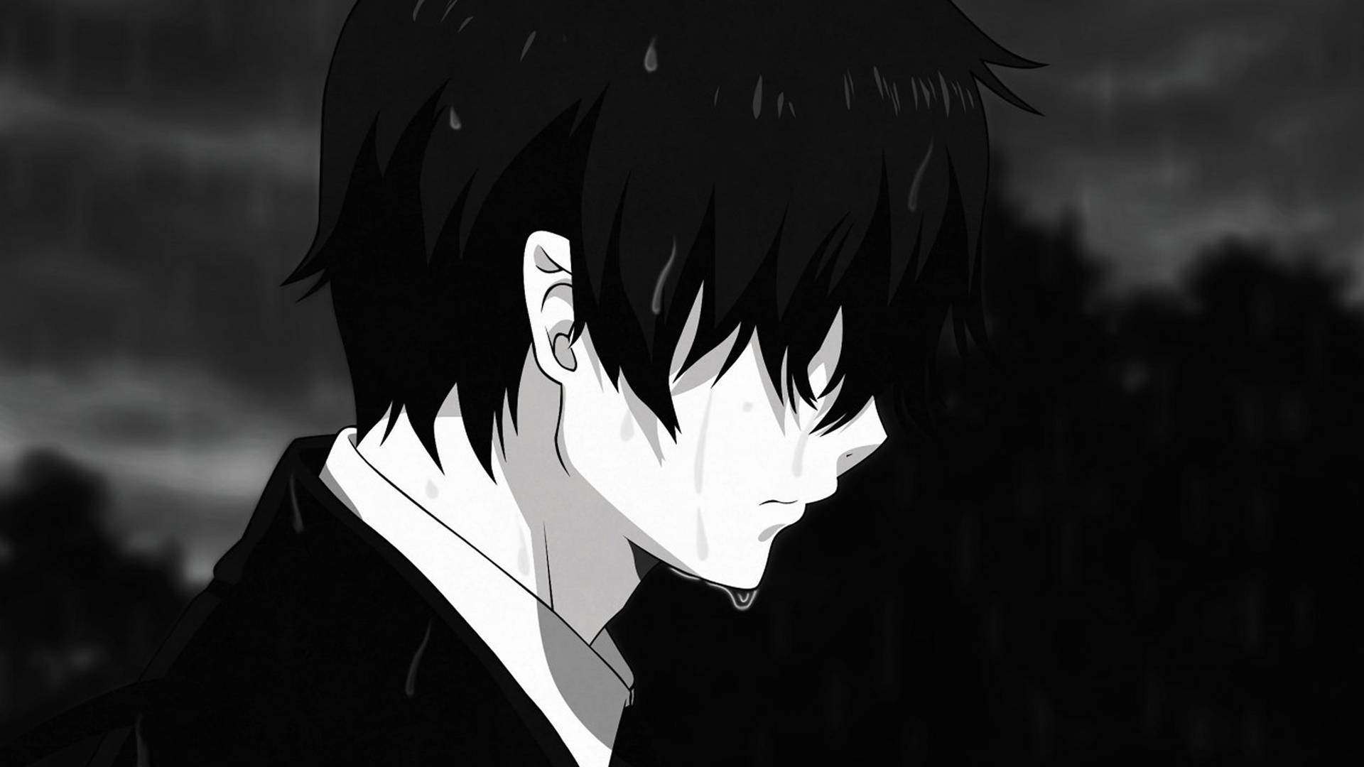 Sad Anime 4K Wallpaper